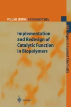 Product cover for Implementation and Redesign of Catalytic Function in Biopolymers