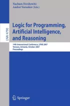 Product cover for Logic for Programming, Artificial Intelligence, and Reasoning