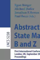 Product cover for Abstract State Machines, B and Z