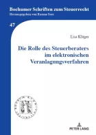 Product cover for Die Rolle des Steuerberaters im elektronischen Veranlagungsverfahren