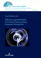 Product cover for Effective Legal Remedies in Criminal Justice System. European Perspective