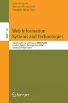 Product cover for Web Information Systems and Technologies