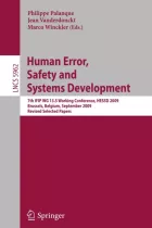Product cover for Human Error, Safety and Systems Development