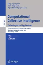 Product cover for Computational Collective Intelligence. Technologies and Applications
