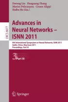 Product cover for Advances in Neural Networks -- ISNN 2011