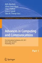 Product cover for Advances in Computing and Communications, Part I