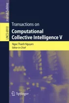Product cover for Transactions on Computational Collective Intelligence V
