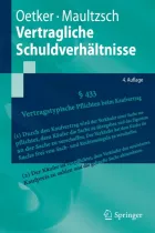 Product cover for Vertragliche Schuldverhältnisse