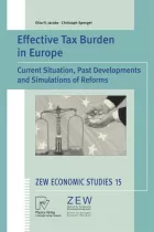 Product cover for Effective Tax Burden in Europe