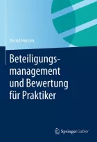 Product cover for Beteiligungsmanagement und Bewertung für Praktiker