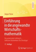 Product cover for Einführung in die angewandte Wirtschaftsmathematik