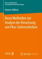 Product cover for Neue Methoden zur Analyse der Benetzung von Pkw-Seitenscheiben