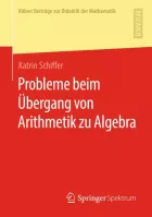 Product cover for Probleme beim Übergang von Arithmetik zu Algebra