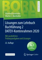 Product cover for Lösungen zum Lehrbuch Buchführung 2 DATEV-Kontenrahmen 2020