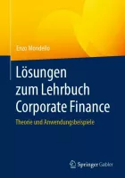 Product cover for Lösungen zum Lehrbuch Corporate Finance