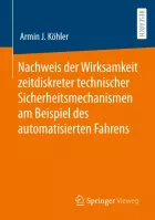 Product cover for Nachweis der Wirksamkeit zeitdiskreter technischer Sicherheitsmechanismen am Beispiel des automatisierten Fahrens