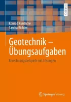 Product cover for Geotechnik – Übungsaufgaben
