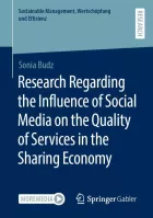 Product cover for Research Regarding the Influence of Social Media on the Quality of Services in the Sharing Economy