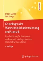 Product cover for Grundlagen der Wahrscheinlichkeitsrechnung und Statistik
