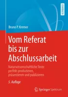Product cover for Vom Referat bis zur Abschlussarbeit