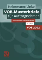 Product cover for VOB-Musterbriefe für Auftragnehmer
