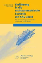 Product cover for Einführung in die nichtparametrische Statistik mit SAS und R
