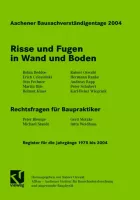 Product cover for Aachener Bausachverständigentage 2004