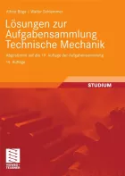 Product cover for Lösungen zur Aufgabensammlung Technische Mechanik