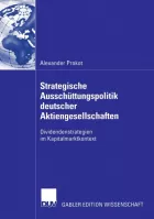 Product cover for Strategische Ausschüttungspolitik deutscher Aktiengesellschaften