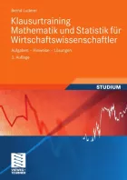 Product cover for Klausurtraining Mathematik und Statistik für Wirtschaftswissenschaftler