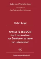 Product cover for Untreue (§ 266 StGB) durch das Auslösen von Sanktionen zu Lasten von Unternehmen