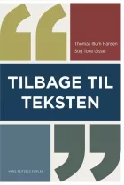 Product cover for Tilbage til teksten