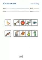Product cover for Læseevaluering, Konsonanter á 10 stk.