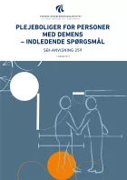 Product cover for Plejeboliger for personer med demens - indledende spørgsmål