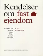 Product cover for Kendelser om fast ejendom 2013/3