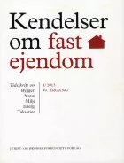 Product cover for Kendelser om fast ejendom 2013/4