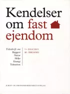 Product cover for Kendelser om fast ejendom 2014/3