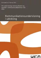 Product cover for Kommunikationsundervisning i udvikling