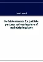 Product cover for Medvirkensansvar for juridiske personer ved overtrædelse af markedsføringsloven