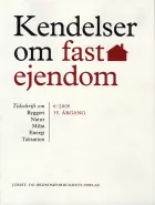 Product cover for Kendelser om fast ejendom 2009/6