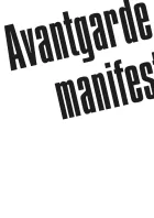 Product cover for Avantgardemanifester