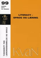 Product cover for KvaN 99 - Literacy - sprog og læring