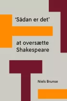 Product cover for 'Sådan er det' at oversætte Shakespeare
