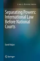 Product cover for  International Law before National Courts