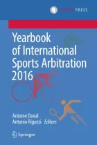 Product cover for Yearbook of International Sports Arbitration 2016