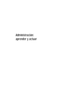 Product cover for Administracion Aprender y Actuar