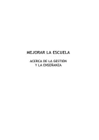 Product cover for Mejorar la escuela