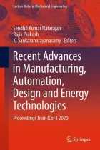 Product cover for Recent Advances in Manufacturing, Automation, Design and Energy Technologies