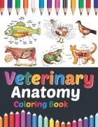 Product cover for Veterinary Anatomy Coloring Book